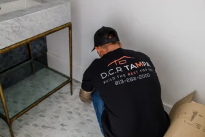Dcr Tampa Crew Installing Flooring In A Tampa Bay Home