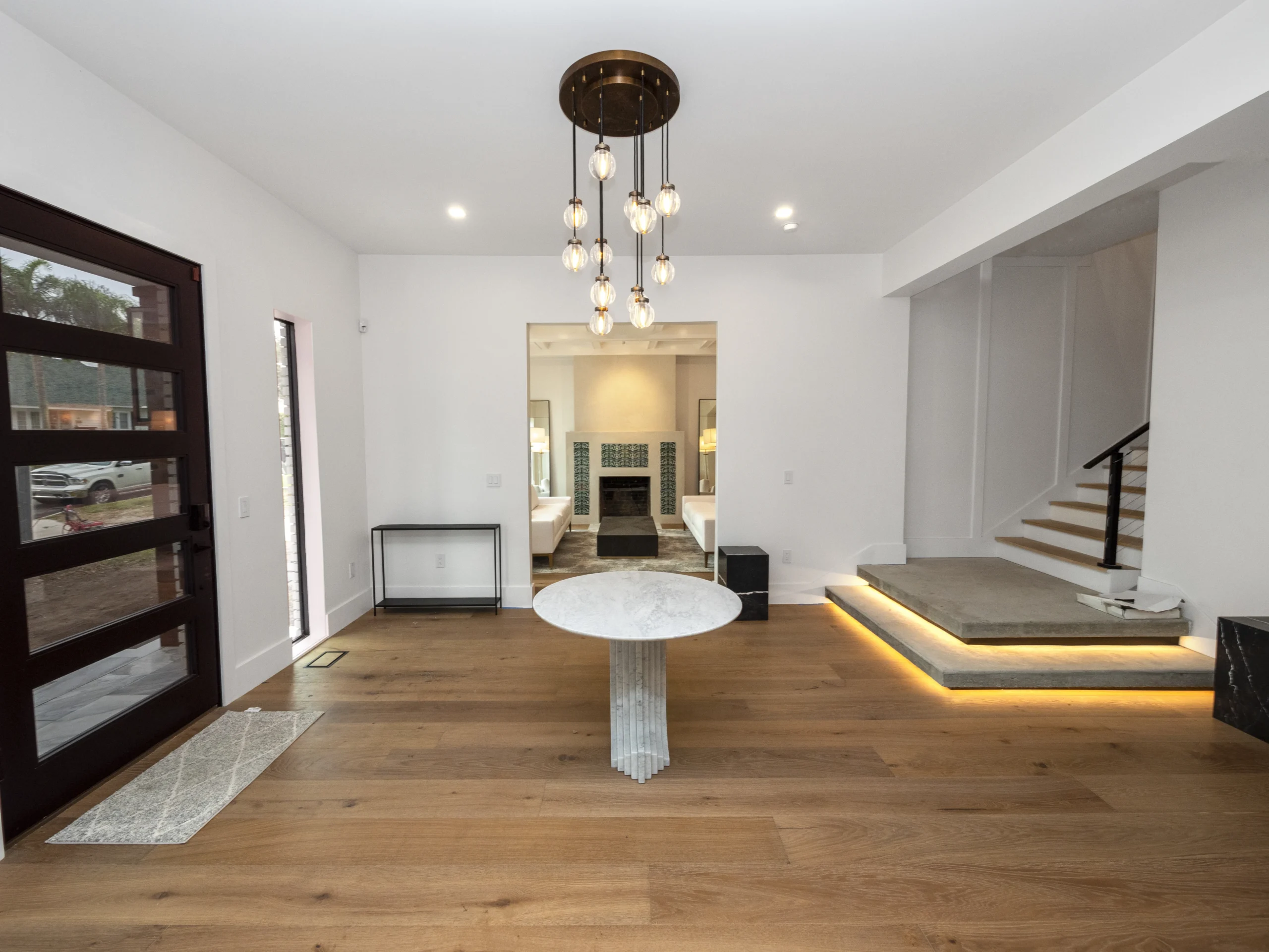 Florida Living Room With Waterproof Luxury Vinyl Plank Flooring